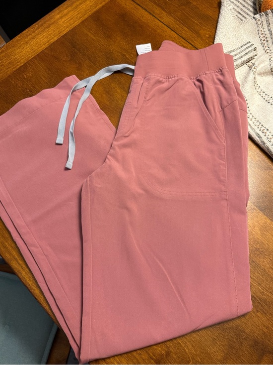 Figs Pants - Figs Set Isabel Wide Leg and Rafaela Top- Mauve